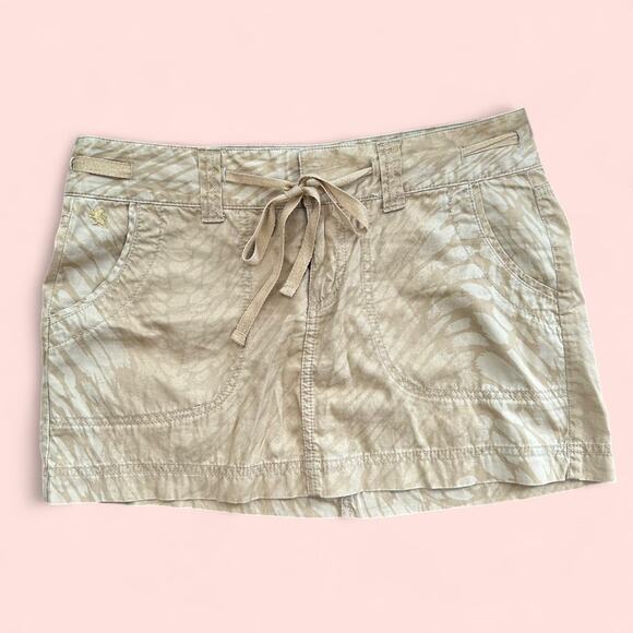 Tan and brown express skirt - Picture 1 of 4